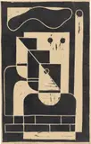 Fabrikarbeiter by Erich Müller-Kraus, 1932, Holzschnitt auf dünnem Papier, sold Aug 2026