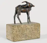 Junge Ziege by Renée Sintenis, 1916, Bronze mit dunkelbrauner Patina, auf Steinsockel montiert. Höhe (ohne Sockel): 9 cm (3 ½ in.), sold Nov 2010