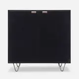 Cabinet, model 4625-A by George Nelson & Associates, 1952, lacquered wood, aluminum, sold Jun 2023
