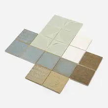 Collection of seventeen tiles by George Nelson & Associates, c. 1955, glazed porcelain, sold Jun 2023