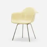 DAX by Charles and Ray Eames, fiberglass, zinc-plated steel, vinyl, plastic, sold Jun 2023