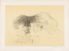 The Secret, Artist Proof by Alexander Dobkin, Lithograph, sold Jun 2026