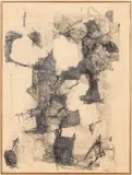 Untitled Abstract by Stephen Phillips, 1967, Pencil and Ink on Paper, offered Jun 2026