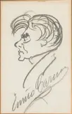 Caricature of Heinrich Conried by Enrico Caruso, c. 1910, Charcoal and Pencil on Paper, sold Jun 2026