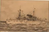 The US Battle Ship Texas by W. J. Graves, 1895, Charcoal and Pencil, sold Jun 2026