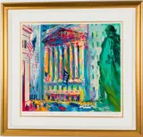 New York Stock Exchange by LeRoy Neiman, Serigraph in colors, sold Jun 2026