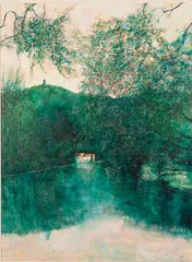 Le Miroir de Scey by Bernard Gantner, Oil on Canvas, sold Jun 2026
