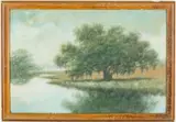 Oak Tree and Marsh by Alexander John Drysdale, Oil wash, sold Jun 2026