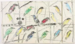 Picul by Hunt Slonem, 2000, Oil on Canvas, sold Jun 2026
