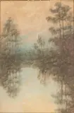 Bayou Scene by Alexander John Drysdale, Oil wash, sold Jun 2026