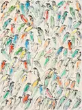 Finches by Hunt Slonem, Oil on Canvas, sold Jun 2026