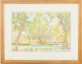 Green Meldrim House by Myrtle Jones, Watercolor on Paper, sold Jun 2026