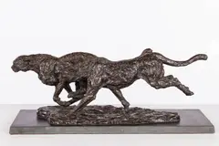 Cheetahs by William Timym, Bronze Resin, sold Jun 2026