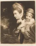 Mrs. Payne Gallway and Child by Joshua Reynolds, Engraving, sold Jun 2026