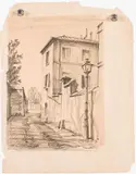 Southern Street Scene by Christopher Murphy Jr., Pencil on Paper, offered Jun 2026