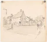 Savannah Street Scene by Christopher Murphy Jr., Pencil on Paper, sold Jun 2026