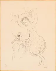Danseuse aux Oiseaux by Mark Chagall, Lithograph, sold Jun 2026