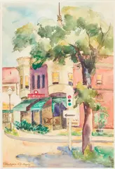 City Street by Christopher P. H. Murphy, Watercolor, sold Jun 2026