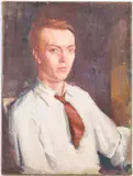 Self Portrait by Christopher Murphy Jr., Oil on Canvas, sold Jun 2026