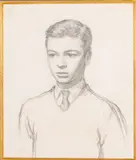 Self-Portrait by Christopher Murphy, Pencil on Paper, sold Jun 2026
