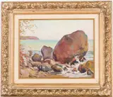 Rocky Shore by Christopher P. H. Murphy, Oil on Board, sold Jun 2026