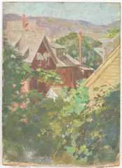 Merrill Hall by Christopher P. H. Murphy, 1915, Oil on Canvasboard, sold Jun 2026