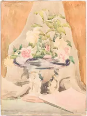 Roses Still life by Christopher P. H. Murphy, Watercolor on Board, sold Jun 2026