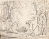 Drawing of Hermitage Hospital by Christopher Murphy Jr., Graphite, sold Jun 2026