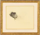 Study of a Woman Reading by Don Gray, 1965, Pencil on Paper, sold Feb 2026