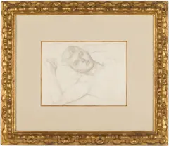 Study of a Young Man by Paul Cadmus, Pencil on Parchment, sold Feb 2026