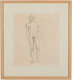 Double Sided, Nude and Portrait Studies by Paul Goadby Stone, 1971, Pencil on Paper, sold Feb 2026