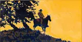 Glen Ford by William Schenck, 1984, Oil on Paper, sold Feb 2026