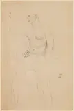 Studies of a Standing Man by Paul Goadby Stone, Pencil on Paper, sold Feb 2026