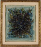 Untitled, Blue Abstract by Arthur B. Kouwenhoven Jr., Watercolor on Paper, sold Feb 2026