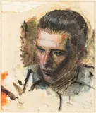 Portrait Study by Paul Goadby Stone, Watercolor, sold Feb 2026