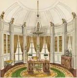 Office Rendering by Arthur Kouwenhoven, 1968, Watercolor on Paper, sold Feb 2026