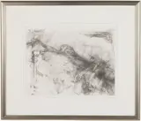 Reclining Figure Study by Mary Hartman, 2011, Watercolor and Charcoal, sold Feb 2026