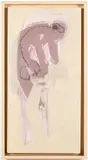 Abstract Nude with Skeleton by Alex Whittan, 2003, Acrylic on Board, sold Feb 2026