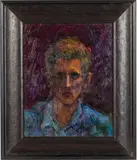 Self Portrait by Don Gray, Oil on Canvas, sold Feb 2026