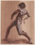 Standing Nude Study by Isaac McCaslin, 2017, Oil on Canvas, sold Feb 2026