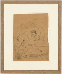 Erotic Sketch by Pavel Tchelitchew, 1929, Pencil on Paper, sold Feb 2026
