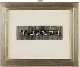 Geometric Abstract by Jodie Manasevit, 1990, Charcoal on Paper, sold Feb 2026