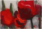 Rote Tulpen by Klaus Fußmann, 1993, Aquarell und Gouache auf Bütten (aus einem Skizzenblock), sold Dec 2012