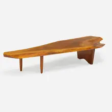 Coffee Table/bench by George Nakashima, sold Sep 2017