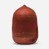 Untitled by Toshiko Takaezu, c. 1985, glazed stoneware, sold Jun 2023