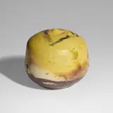 Untitled (with rattle) by Toshiko Takaezu, c. 1985, glazed porcelain, sold Jun 2023