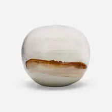 Untitled by Toshiko Takaezu, c. 1990, glazed porcelain, sold Jun 2023