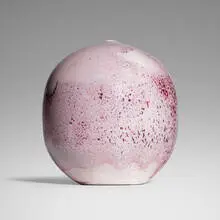 Untitled by Toshiko Takaezu, c. 1995, glazed porcelain, sold Jun 2023