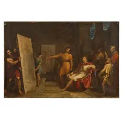Alexander In The Studio Of Apelles (Sketch) by Giuseppe Bezzuoli, offered Oct 2026