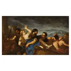 The Rape Of Helen by Luca Giordano, oil on canvas, offered Oct 2026